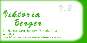 viktoria berger business card
